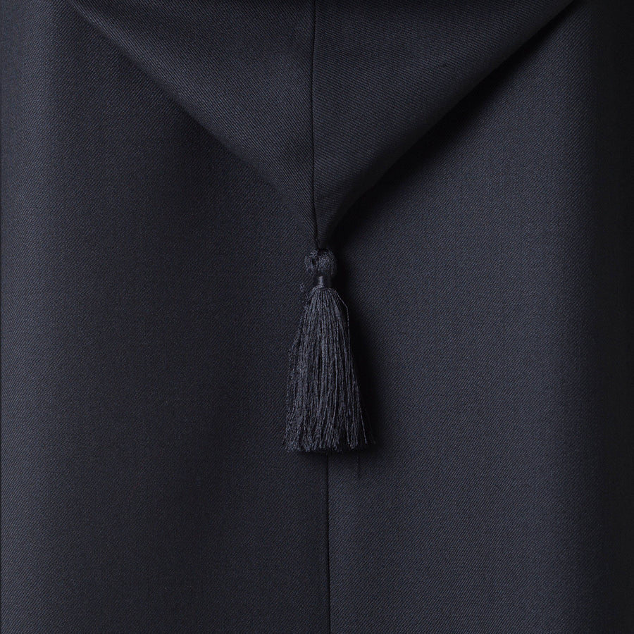 Burnous hoodie tassel